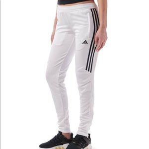 Adidas| Tiro 17 white track pants
